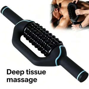 Cordless Roller Body Massage 360 Rolling Percussive Relief Muscle Relax Stress Massager Rechargeable Vibrators Fitness Shaping