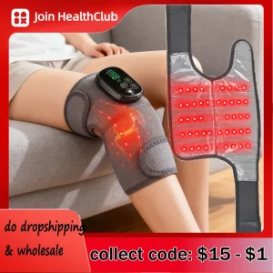 42 pcs LED Light Beads Heated Pad Knee Massager