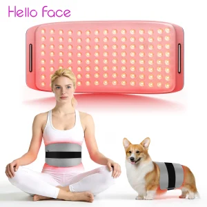 Hello Face L120 Red Light Therapy for Body 3 in 1 LED Light Therapy Belt Wireless Infrared Light Therapy Wrap